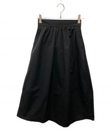 UNITED ARROWS TOKYO（ユナイテッドアローズトウキョウ）の古着「タスラン ステッチ コクーンスカート」｜ブラック