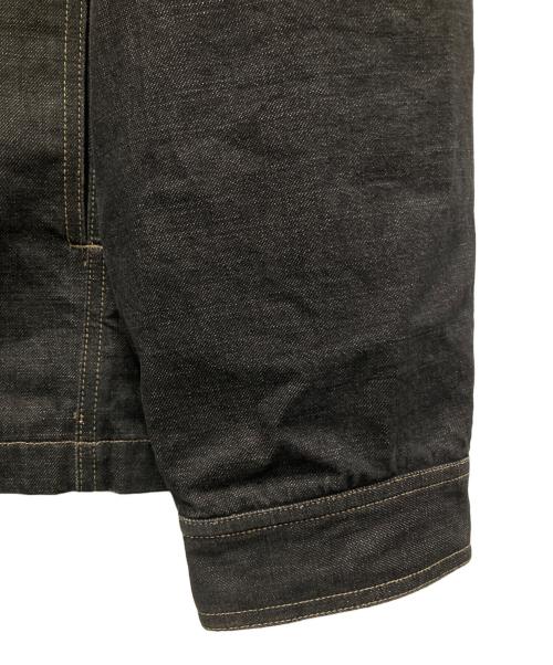 MARITHE+FRANCOIS GIRBAUD（マリテフランソワジルボー）MARITHE+FRANCOIS GIRBAUD (マリテフランソワジルボー) デニムジャケット ブラック サイズ:XXLの古着・服飾アイテム