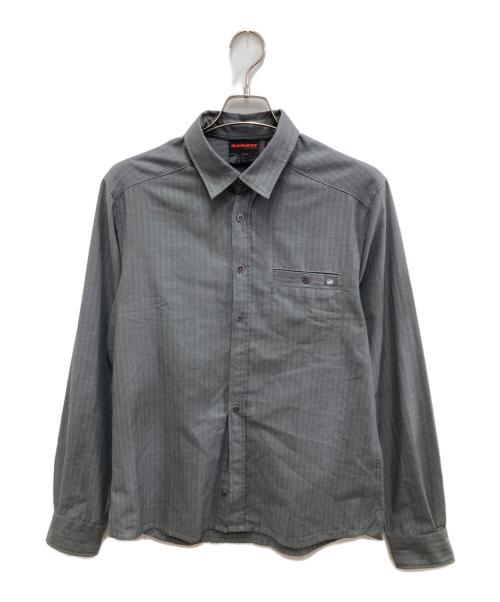 MAMMUT（マムート）MAMMUT (マムート) アルヴィアーツアーロングスリーブシャツ グレー サイズ:XLの古着・服飾アイテム