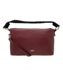 INNUE BASIC（イヌエ ベーシック）の古着「2WAYワンハンドルトートバッグ」｜ボルドー×ブラック