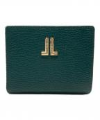 LANVIN COLLECTIONランバンコレクション）の古着「ラブレーパース/2つ折り財布」｜グリーン