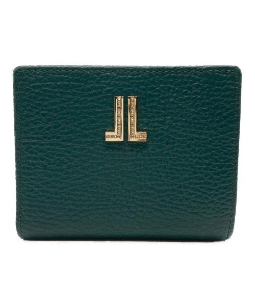 LANVIN COLLECTION（ランバンコレクション）LANVIN COLLECTION (ランバンコレクション) ラブレーパース/2つ折り財布 グリーンの古着・服飾アイテム