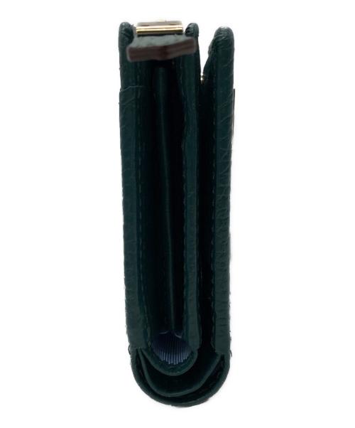 LANVIN COLLECTION（ランバンコレクション）LANVIN COLLECTION (ランバンコレクション) ラブレーパース/2つ折り財布 グリーンの古着・服飾アイテム