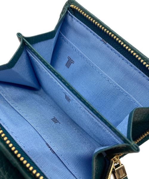 LANVIN COLLECTION（ランバンコレクション）LANVIN COLLECTION (ランバンコレクション) ラブレーパース/2つ折り財布 グリーンの古着・服飾アイテム