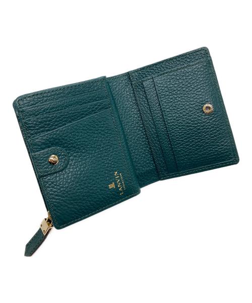 LANVIN COLLECTION（ランバンコレクション）LANVIN COLLECTION (ランバンコレクション) ラブレーパース/2つ折り財布 グリーンの古着・服飾アイテム