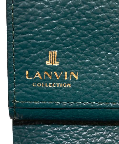 LANVIN COLLECTION（ランバンコレクション）LANVIN COLLECTION (ランバンコレクション) ラブレーパース/2つ折り財布 グリーンの古着・服飾アイテム