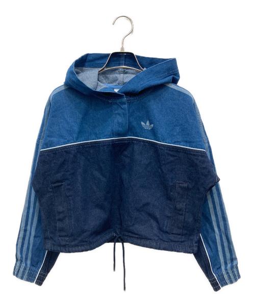 adidas（アディダス）adidas (アディダス) DENIM HOODIE/デニム フーディー ネイビー サイズ:Sの古着・服飾アイテム