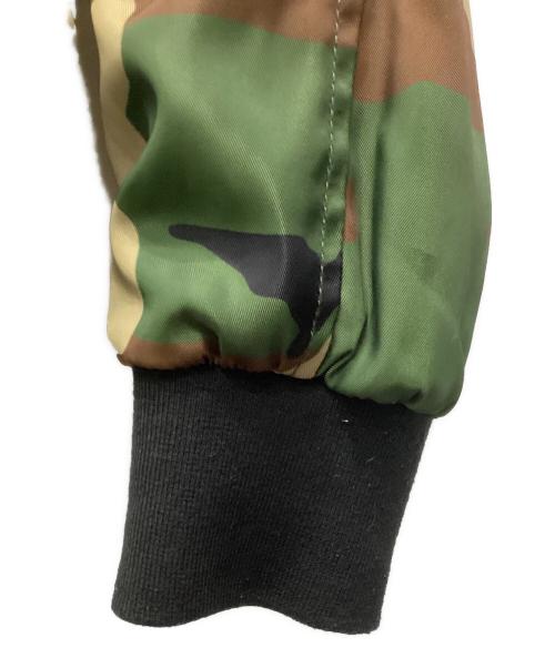 HUF（ハフ）HUF (ハフ) FAKE NEWS REVER MA-1 JACKET オリーブ サイズ:Mの古着・服飾アイテム