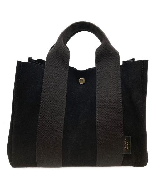 VIOLAd'ORO（ヴィオラドーロ）VIOLAd'ORO (ヴィオラドーロ) 2WAYスウェードショルダーバッグ ブラックの古着・服飾アイテム