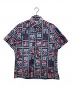 reyn spoonerレイン スプナー）の古着「summer commemorative21/アロハシャツ」｜ブルー