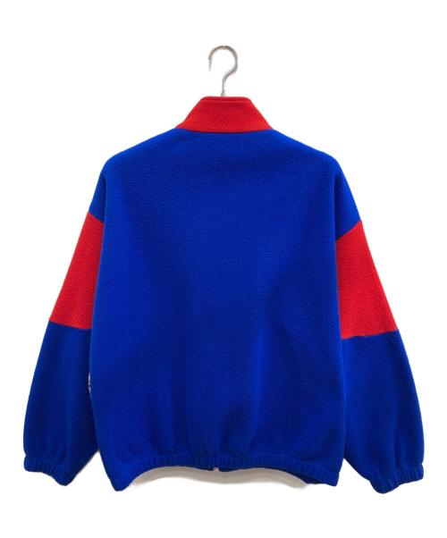 CELINE（セリーヌ）CELINE (セリーヌ) 21SS THE DANCING KID/ブロックフリースブルゾン レッド×ブルー サイズ:Mの古着・服飾アイテム