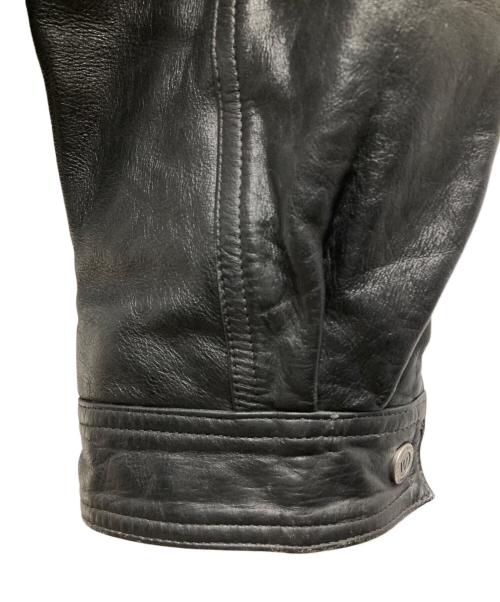 wilsons leather（ウィルソンズレザー）wilsons leather (ウィルソンズレザー) レザージャケット ブラック サイズ:Lの古着・服飾アイテム