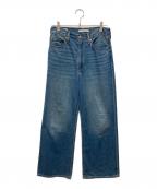LEVI'Sリーバイス）の古着「RIBCAGE WIDE LEGデニムパンツ」｜インディゴ