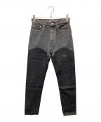 JOHN LAWRENCE SULLIVANジョン ローレンス サリバン）の古着「バイカラーデニムパンツ」｜グレー