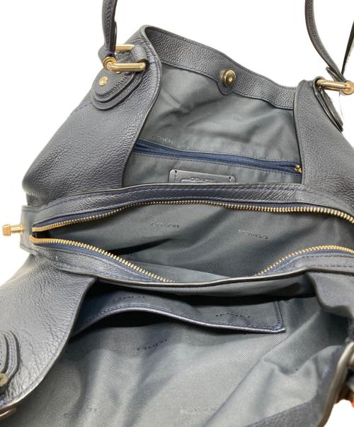 COACH（コーチ）COACH (コーチ) イーディーショルダートートバッグ ネイビーの古着・服飾アイテム