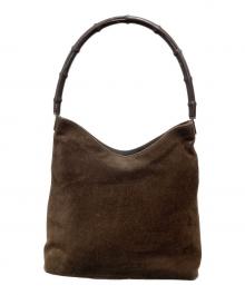 GUCCI（グッチ）の古着「バンブーハンドバッグ」｜ブラウン