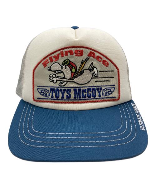 TOYS MCCOY（トイズマッコイ）TOYS McCOY (トイズマッコイ) PEANUTS (ピーナッツ) キャップ ブルー×レッド サイズ:ONE SIZEの古着・服飾アイテム