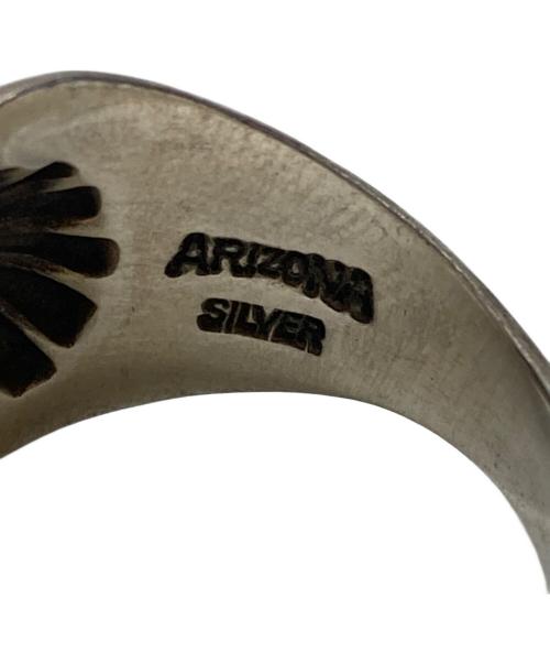 ARIZONA FREEDOM（アリゾナ フリーダム）ARIZONA FREEDOM (アリゾナ フリーダム) 花弁コンチョリング ブラック サイズ:22.5号の古着・服飾アイテム