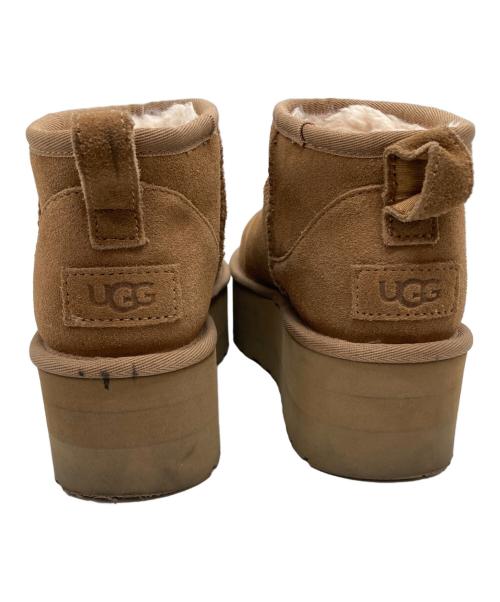 UGG（アグ）UGG (アグ) Classic Ultra Mini Platform/クラシック ウルトラ ミニ プラットフォーム ブラウン サイズ:23の古着・服飾アイテム