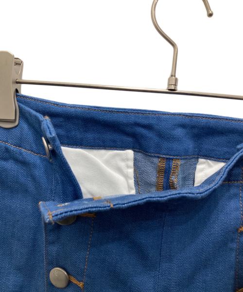 KUMIKYOKU（クミキョク）KUMIKYOKU (クミキョク) AQUATICDENIM マリンパンツ ブルー サイズ:3 未使用品の古着・服飾アイテム