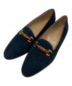 GUCCIグッチ）の古着「バンブービット パンプス」｜ネイビー