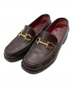 Salvatore Ferragamoサルヴァトーレ フェラガモ）の古着「ガンチーニビットローファー」｜ブラウン