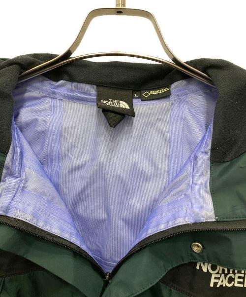 THE NORTH FACE（ザ ノース フェイス）THE NORTH FACE (ザ ノース フェイス) MOUNTAIN RAINTEX JACKET/マウンテンレインテックスジャケット グリーン×ブラック サイズ:Lの古着・服飾アイテム