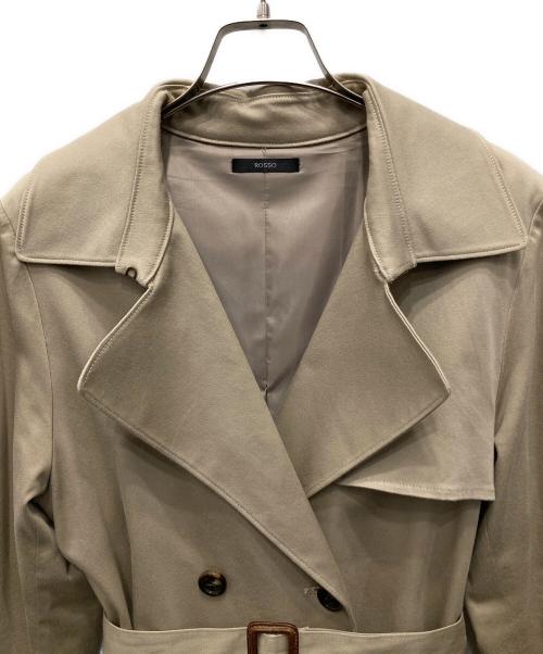 ROSSO（ロッソ）ROSSO (ロッソ) ロングリボントレンチコート ベージュ サイズ:Mの古着・服飾アイテム