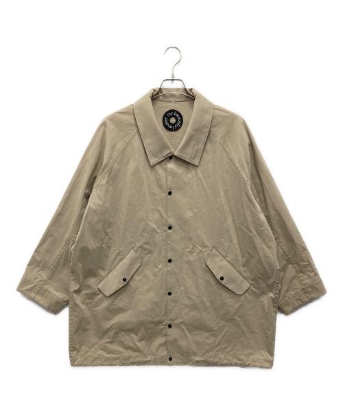 My Beautiful Landlet（マイビューティフルランドレット）My Beautiful Landlet (マイビューティフルランドレット) COTTON NYLON BIO HALF COAT/コットン ナイロン バイオ ハーフコート ベージュ サイズ:1の古着・服飾アイテム
