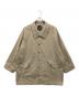 My Beautiful Landlet（マイビューティフルランドレット）の古着「COTTON NYLON BIO HALF COAT/コットン ナイロン バイオ ハーフコート」｜ベージュ