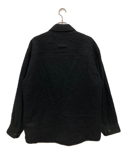 stein（シュタイン）stein (シュタイン) OVERSIZED BLANKET CPO SHIRT JACKET ブラック サイズ:Lの古着・服飾アイテム