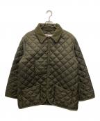 Traditional Weatherwearトラディショナルウェザーウェア）の古着「WAVERLY キルティングジャケット」｜オリーブ