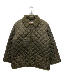 Traditional Weatherwear（トラディショナルウェザーウェア）の古着「WAVERLY キルティングジャケット」｜オリーブ