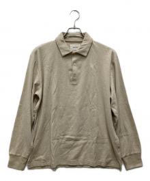 PORT BY ARK（ポートバイアーク）の古着「ロングスリーブポロシャツ」｜ベージュ