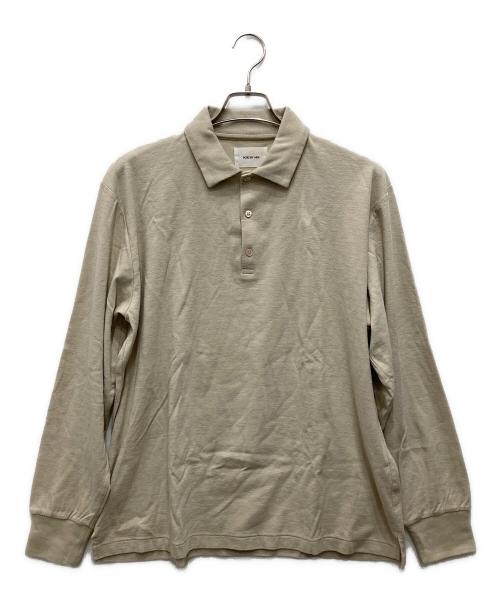 PORT BY ARK（ポートバイアーク）PORT BY ARK (ポートバイアーク) ロングスリーブポロシャツ ベージュ サイズ:2の古着・服飾アイテム