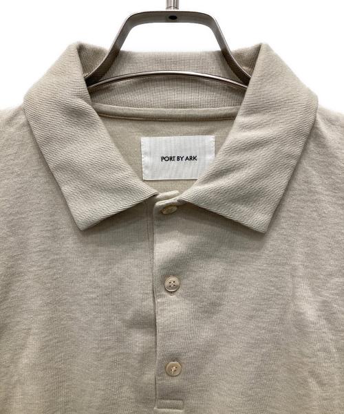 PORT BY ARK（ポートバイアーク）PORT BY ARK (ポートバイアーク) ロングスリーブポロシャツ ベージュ サイズ:2の古着・服飾アイテム