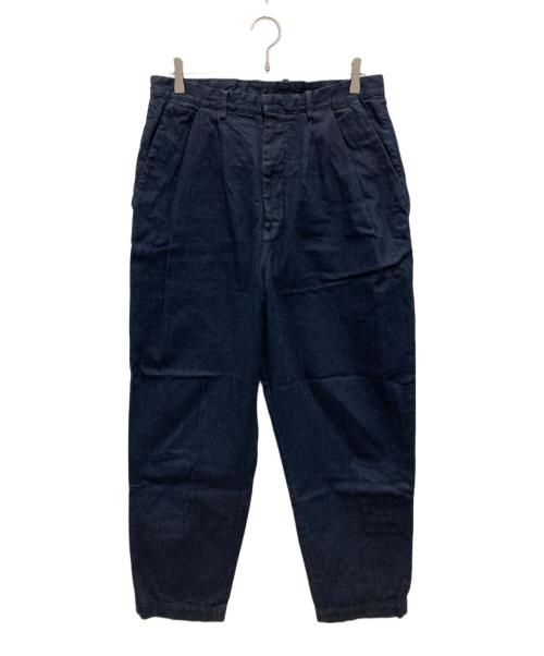 Dulcamara（ドゥルカマラ）Dulcamara (ドゥルカマラ) デニムオーバータックパンツ ブルー サイズ:2の古着・服飾アイテム