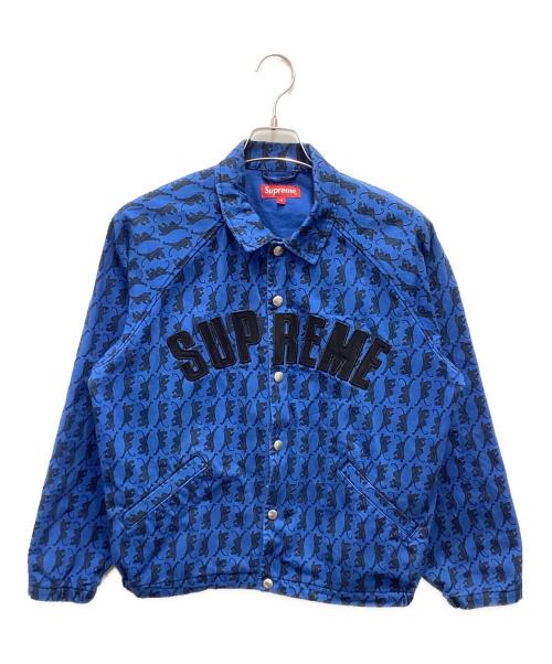 SUPREME（シュプリーム）Supreme (シュプリーム) 18AW Snap Front Twill Jacket ブルー サイズ:Mの古着・服飾アイテム
