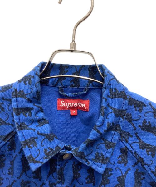 SUPREME（シュプリーム）Supreme (シュプリーム) 18AW Snap Front Twill Jacket ブルー サイズ:Mの古着・服飾アイテム