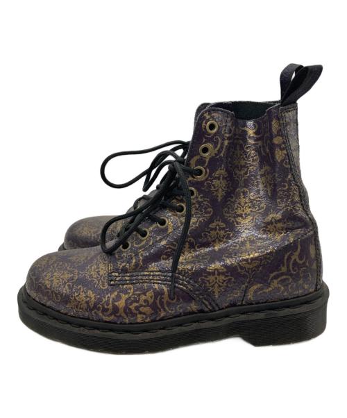 Dr.Martens（ドクターマーチン）Dr.Martens (ドクターマーチン) 8ホールブーツ パープル サイズ:UK5の古着・服飾アイテム