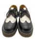中古・古着 Dr.Martens (ドクターマーチン) 10458 ウィングチップシューズ ホワイト×ブラック サイズ:UK4：7000円