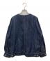 SHIPS any (シップスエニィ) ノーカラーデニムブルゾン インディゴ サイズ:F：6000円