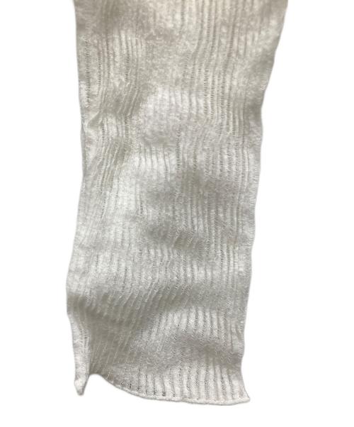 BALLSEY（ボールジィ）BALLSEY (ボールジィ) ドライリブ タートルネックプルオーバー ホワイト サイズ:S 未使用品の古着・服飾アイテム