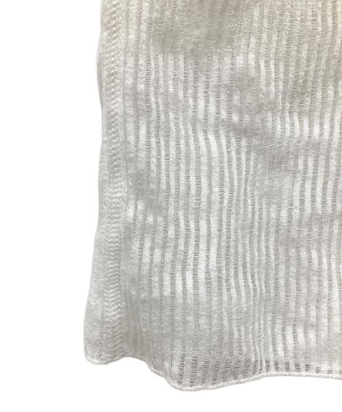 BALLSEY（ボールジィ）BALLSEY (ボールジィ) ドライリブ タートルネックプルオーバー ホワイト サイズ:S 未使用品の古着・服飾アイテム