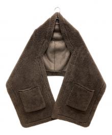 QTUME（クチューム）の古着「Musee別注リバーシブルケープ」｜ブラウン