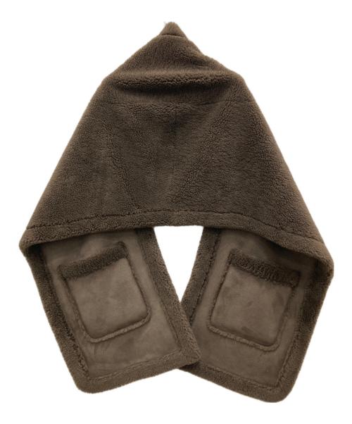 QTUME（クチューム）QTUME (クチューム) Musee別注リバーシブルケープ ブラウン サイズ:00の古着・服飾アイテム