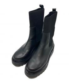 CORSO ROMA 9×allureville（コルソローマノーヴェ×アルアバイル）の古着「サイアドゴアショートブーツ」｜ブラック