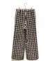 TOMORROW LAND collection (トゥモローランドコレクション) カラーネップシェファードチェック ワイドパンツ マルチカラー サイズ:34：15000円