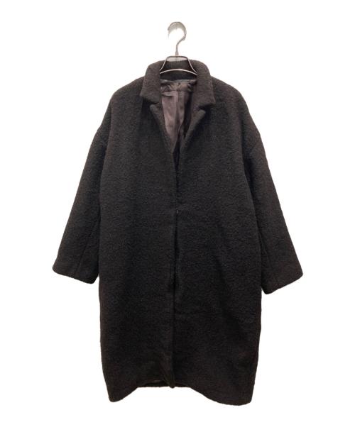 AP STUDIO（エーピーストゥディオ）AP STUDIO (エーピーストゥディオ) ネップスタンドカラーコート ブラウン サイズ:表記無し(実寸ご確認ください）の古着・服飾アイテム