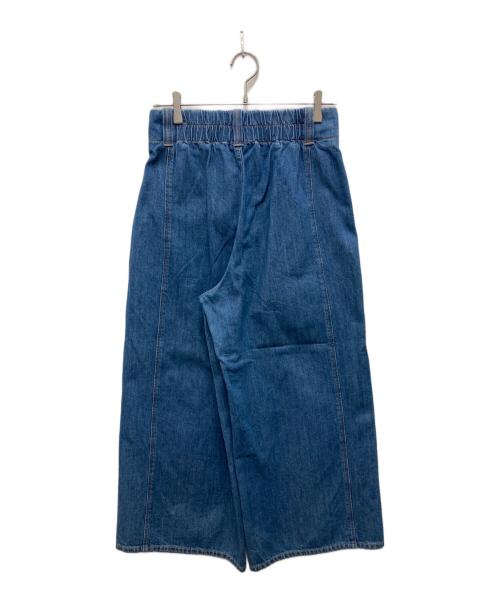 MACPHEE（マカフィー）MACPHEE (マカフィー) オーガニックコットンデニム ワイドクロップドパンツ ブルー サイズ:36の古着・服飾アイテム
